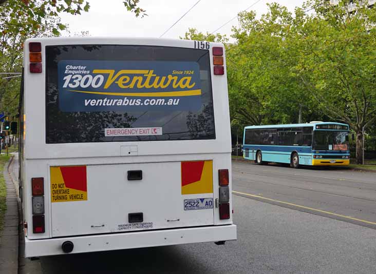 Ventura Scania L113CRL Volgren CR221L 1156 & NCBC Buddina 821